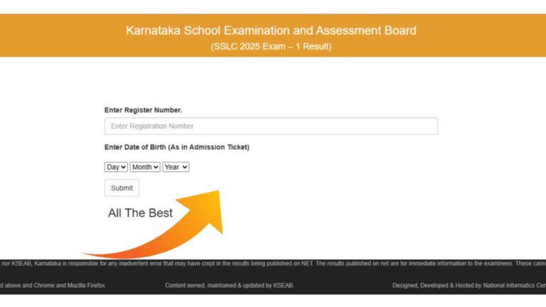 Karnataka sslc examination 10th result